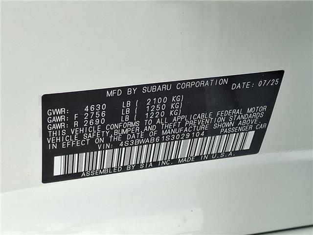 new 2025 Subaru Legacy car, priced at $27,980