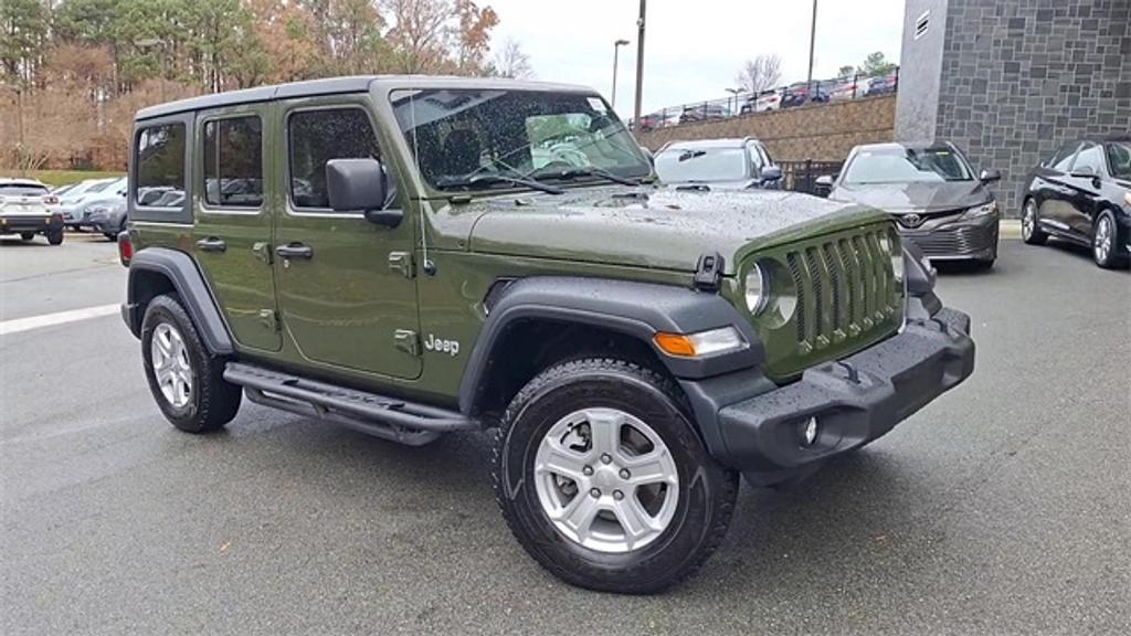 used 2020 Jeep Wrangler Unlimited car, priced at $22,995