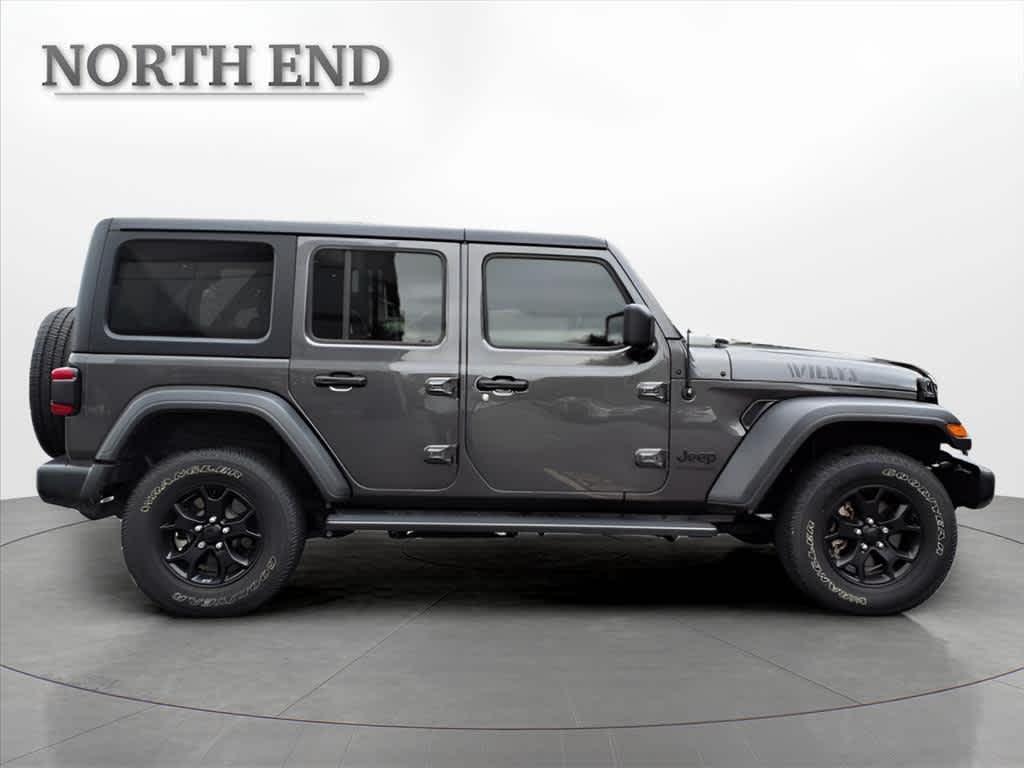 used 2021 Jeep Wrangler Unlimited car, priced at $32,972