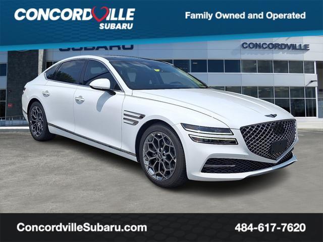 used 2022 Genesis G80 car, priced at $35,000