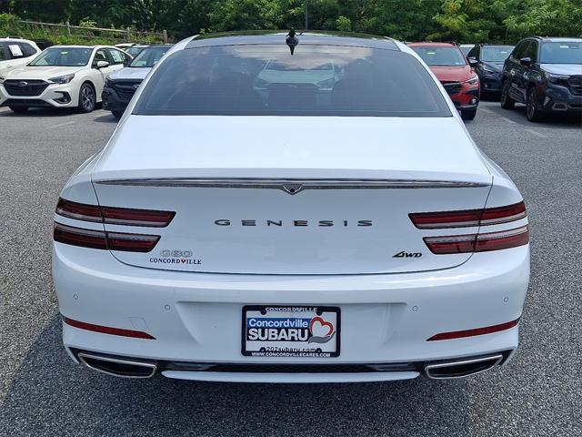 used 2022 Genesis G80 car, priced at $35,000