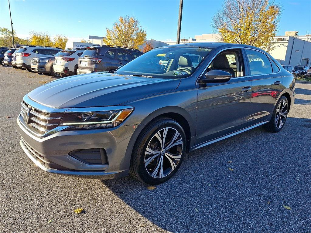 used 2021 Volkswagen Passat car, priced at $18,000