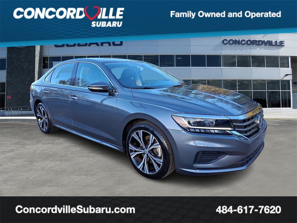used 2021 Volkswagen Passat car, priced at $18,000