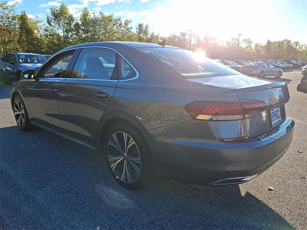 used 2021 Volkswagen Passat car, priced at $18,000