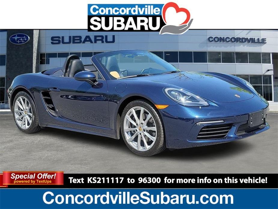 used 2019 Porsche 718 Boxster car, priced at $56,750