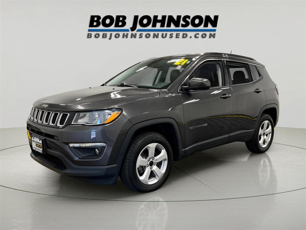used 2021 Jeep Compass car, priced at $12,821
