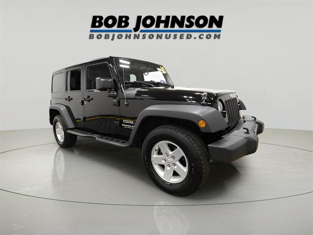 used 2015 Jeep Wrangler Unlimited car, priced at $13,961