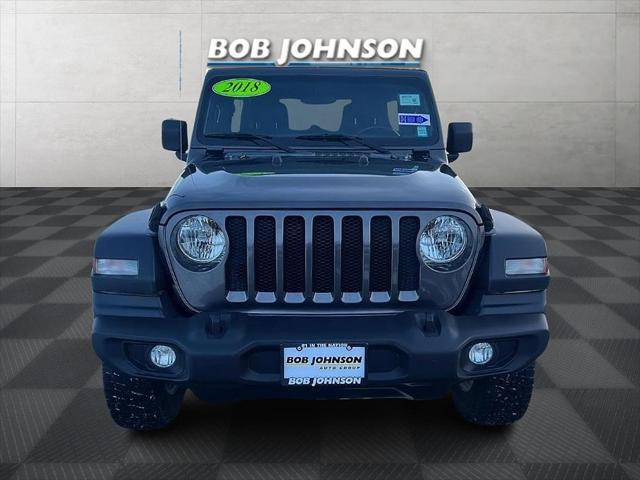 used 2018 Jeep Wrangler Unlimited car, priced at $21,533