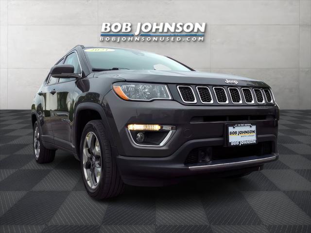 used 2021 Jeep Compass car, priced at $19,599