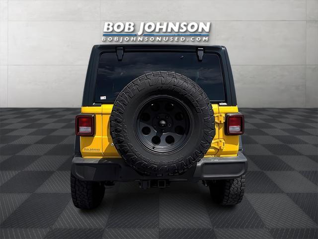 used 2018 Jeep Wrangler car, priced at $27,000