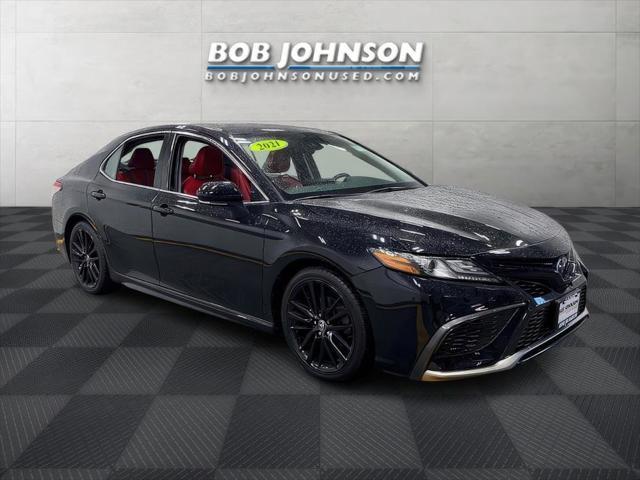 used 2021 Toyota Camry car, priced at $27,434