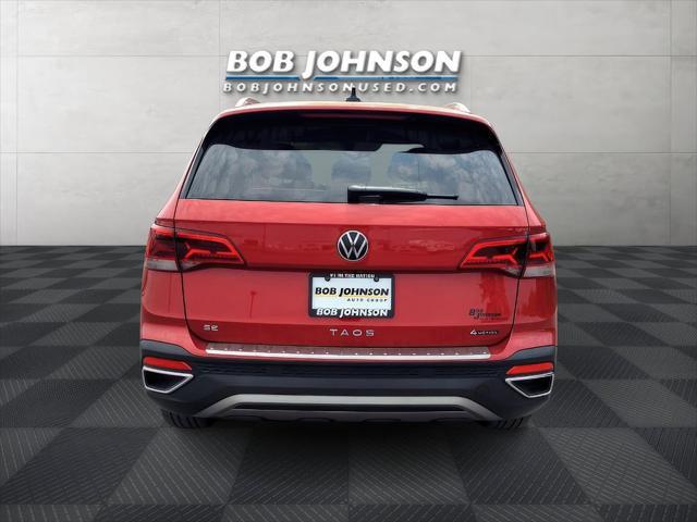 used 2022 Volkswagen Taos car, priced at $24,681
