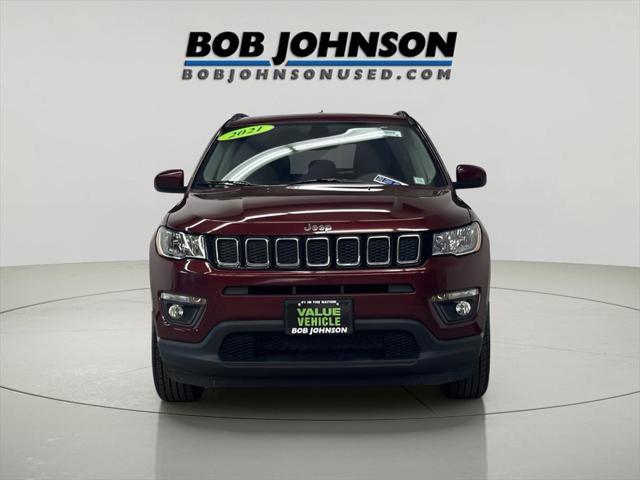 used 2021 Jeep Compass car, priced at $19,860