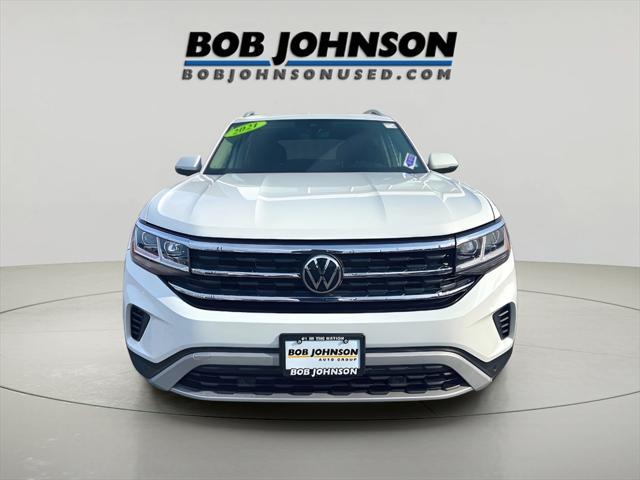 used 2021 Volkswagen Atlas car, priced at $21,999