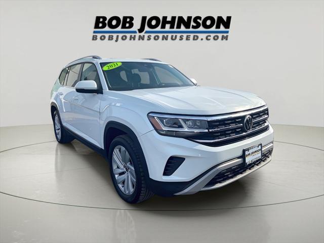 used 2021 Volkswagen Atlas car, priced at $21,999