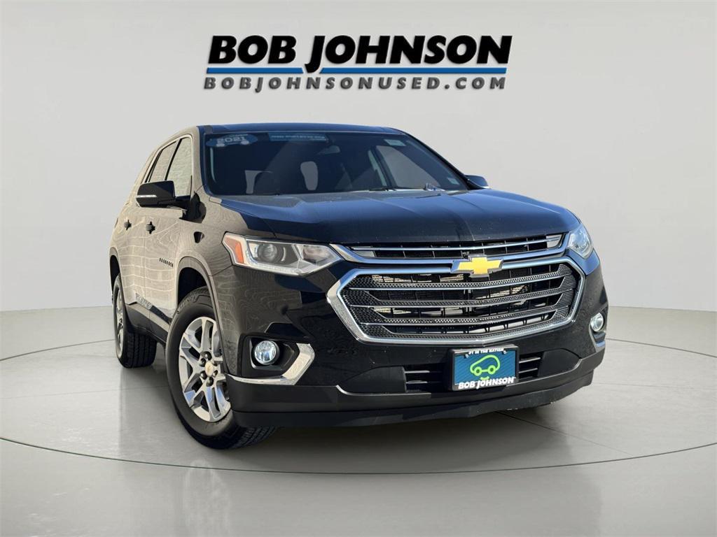 used 2021 Chevrolet Traverse car, priced at $21,495