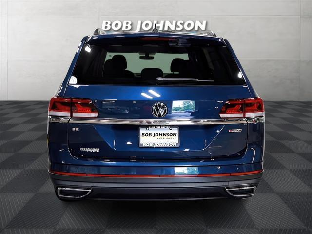 used 2021 Volkswagen Atlas car, priced at $24,650