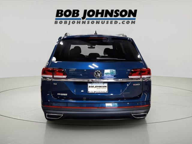 used 2021 Volkswagen Atlas car, priced at $23,952