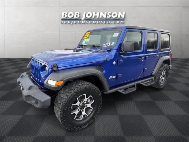 used 2019 Jeep Wrangler Unlimited car, priced at $22,599