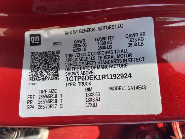 used 2024 GMC Canyon car, priced at $44,395