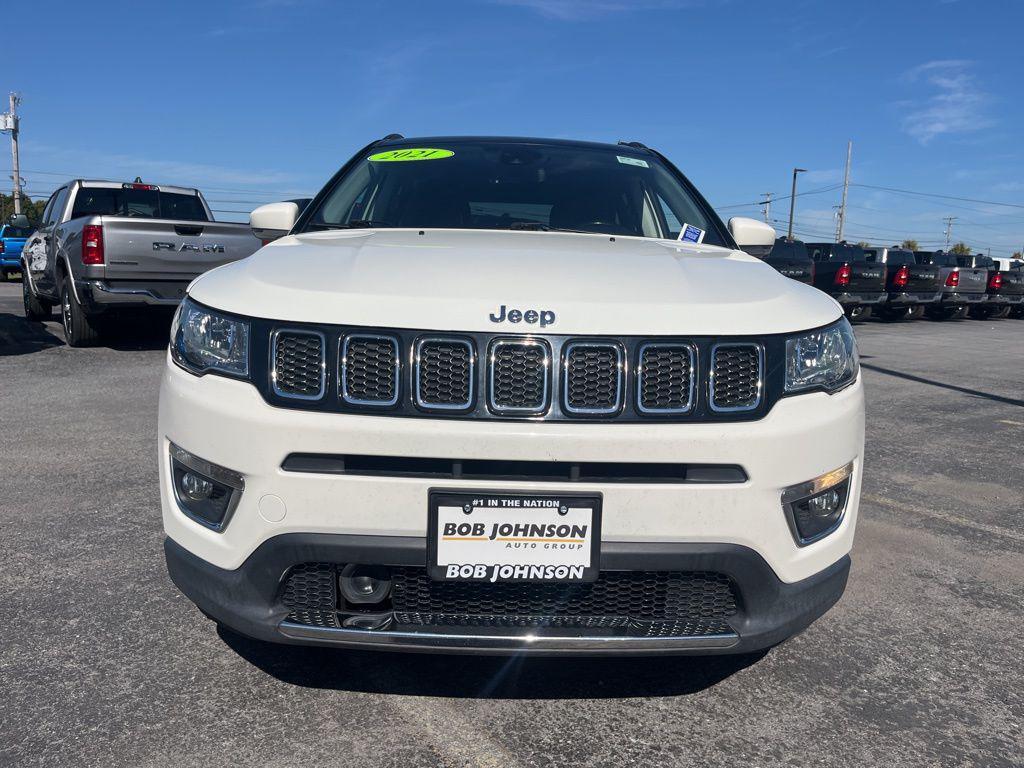 used 2021 Jeep Compass car, priced at $21,599