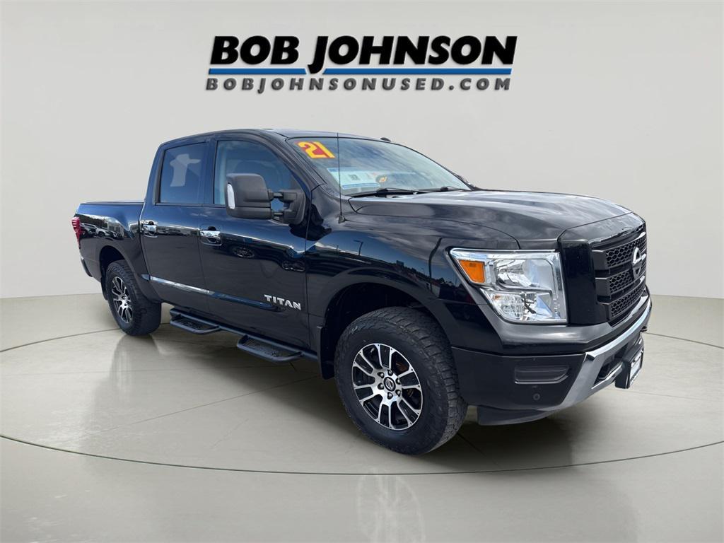 used 2021 Nissan Titan car, priced at $28,140