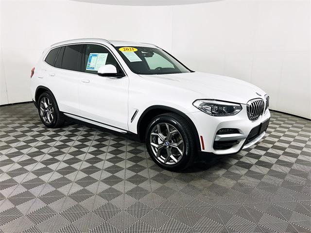 used 2021 BMW X3 car, priced at $28,900