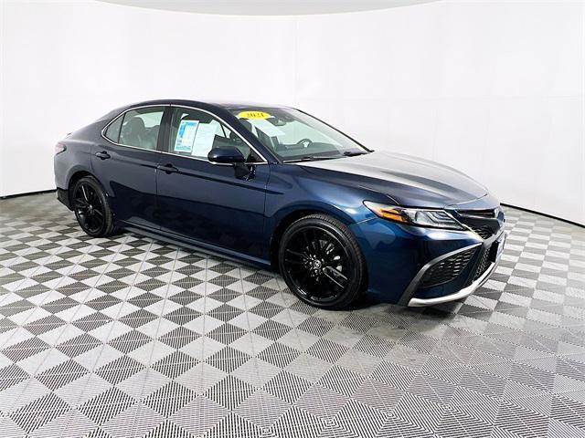 used 2021 Toyota Camry car, priced at $28,900