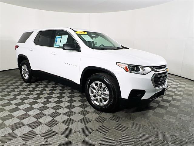 used 2021 Chevrolet Traverse car, priced at $26,900