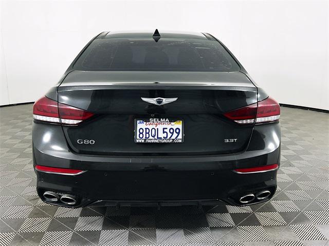 used 2018 Genesis G80 car, priced at $25,500