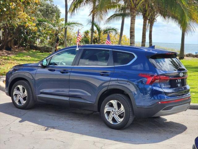 used 2021 Hyundai Santa Fe car, priced at $16,997