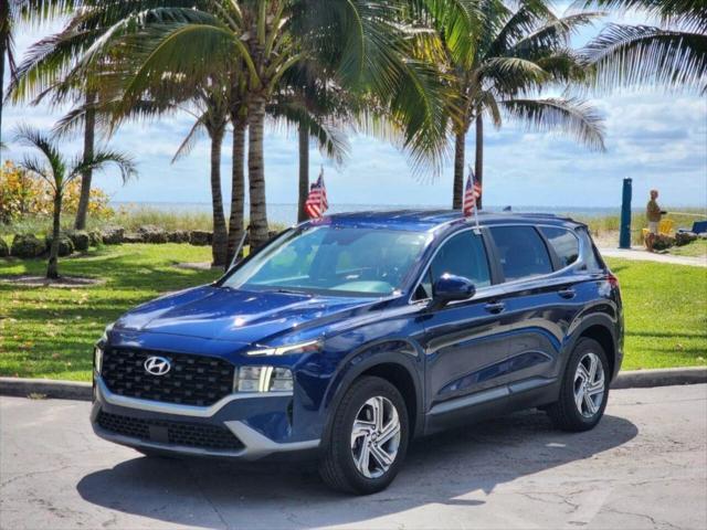 used 2021 Hyundai Santa Fe car, priced at $16,997
