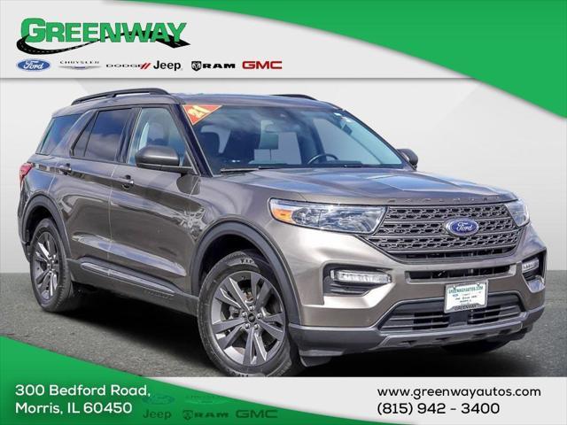 used 2021 Ford Explorer car, priced at $27,090