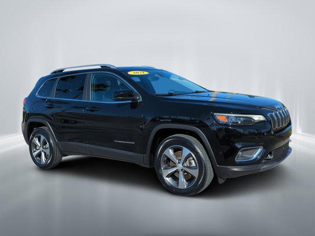 used 2021 Jeep Cherokee car, priced at $29,065