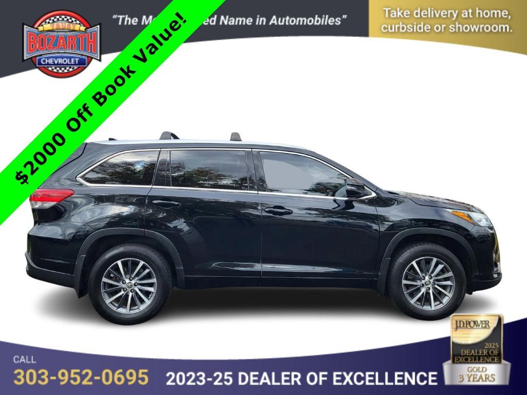 used 2018 Toyota Highlander car, priced at $20,000