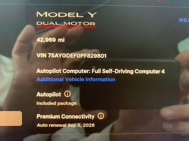 used 2023 Tesla Model Y car, priced at $30,490