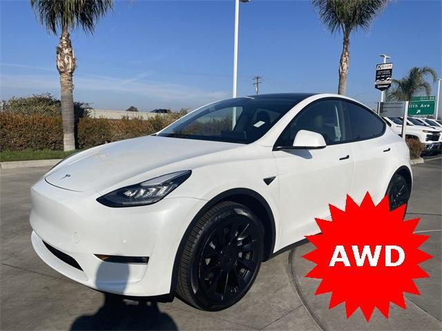 used 2021 Tesla Model Y car, priced at $28,886