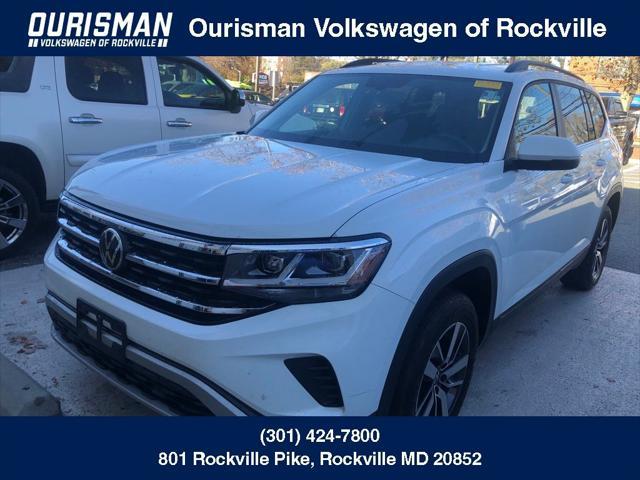 used 2021 Volkswagen Atlas car, priced at $25,533