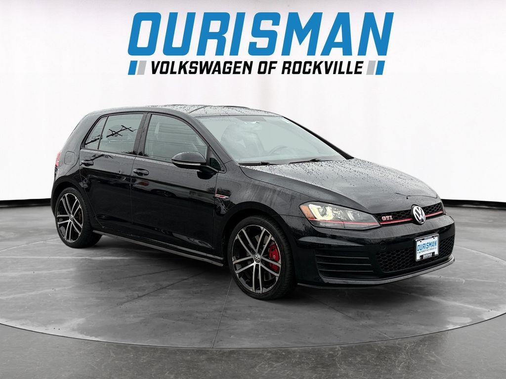 used 2017 Volkswagen Golf GTI car, priced at $18,500