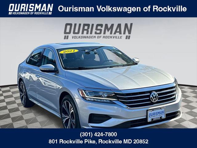 used 2021 Volkswagen Passat car, priced at $18,599