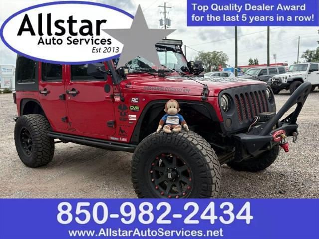 used 2012 Jeep Wrangler Unlimited car, priced at $12,500