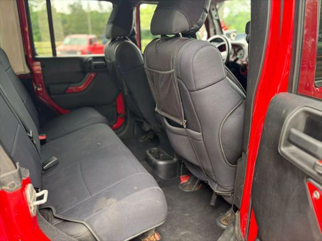 used 2012 Jeep Wrangler Unlimited car, priced at $12,500