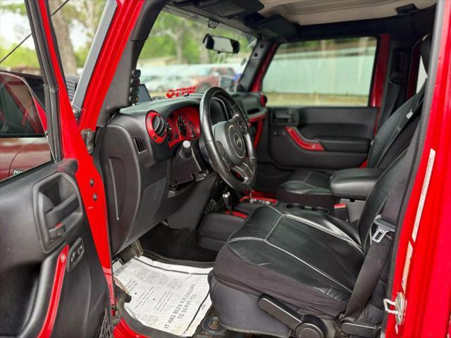 used 2012 Jeep Wrangler Unlimited car, priced at $12,500
