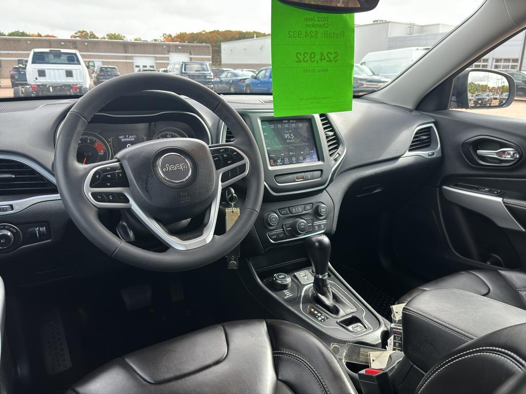 used 2022 Jeep Cherokee car, priced at $24,932