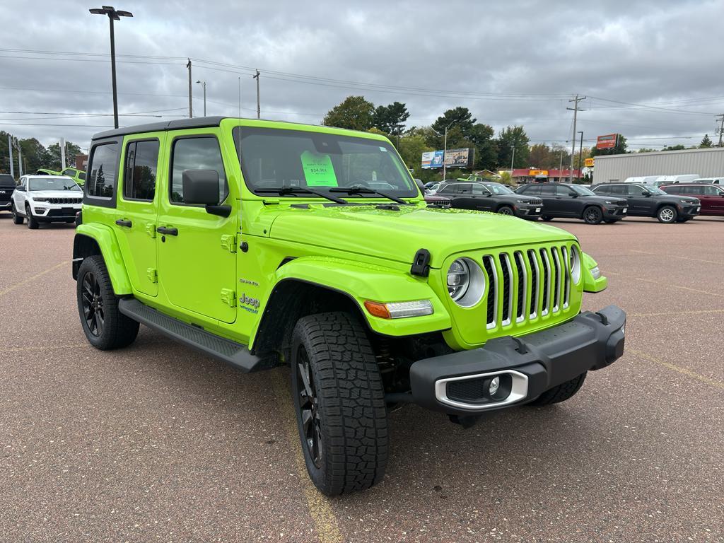 used 2021 Jeep Wrangler Unlimited 4xe car, priced at $34,361