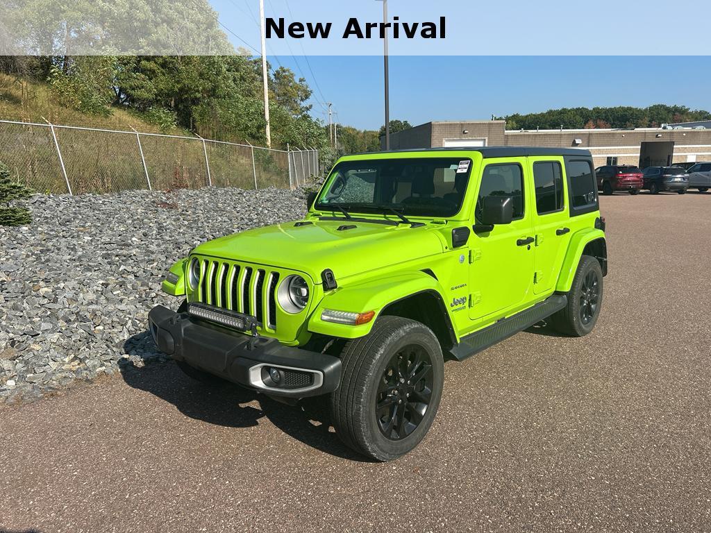 used 2021 Jeep Wrangler Unlimited 4xe car, priced at $34,361