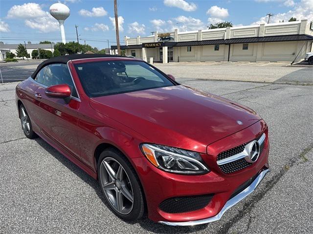 used 2017 Mercedes-Benz C-Class car, priced at $27,995