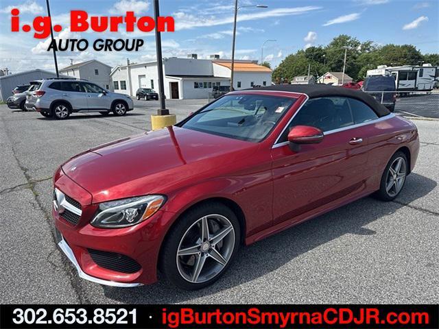 used 2017 Mercedes-Benz C-Class car, priced at $27,995