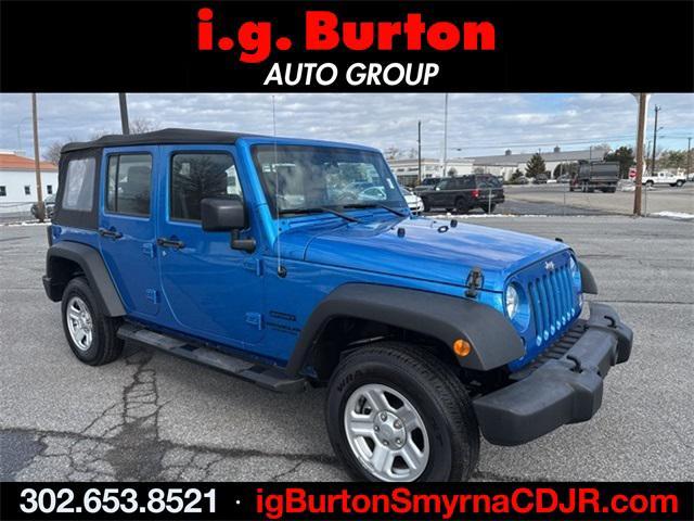 used 2016 Jeep Wrangler Unlimited car, priced at $21,995