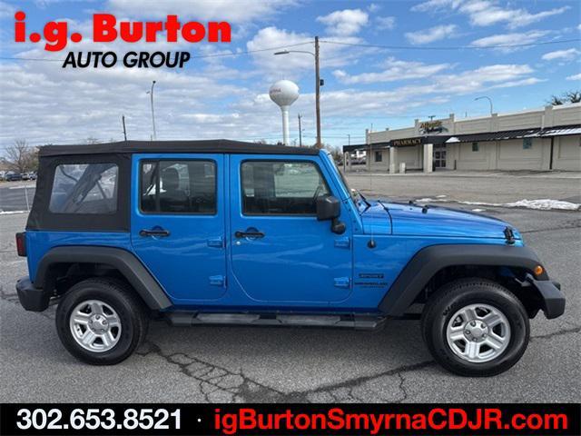 used 2016 Jeep Wrangler Unlimited car, priced at $21,995